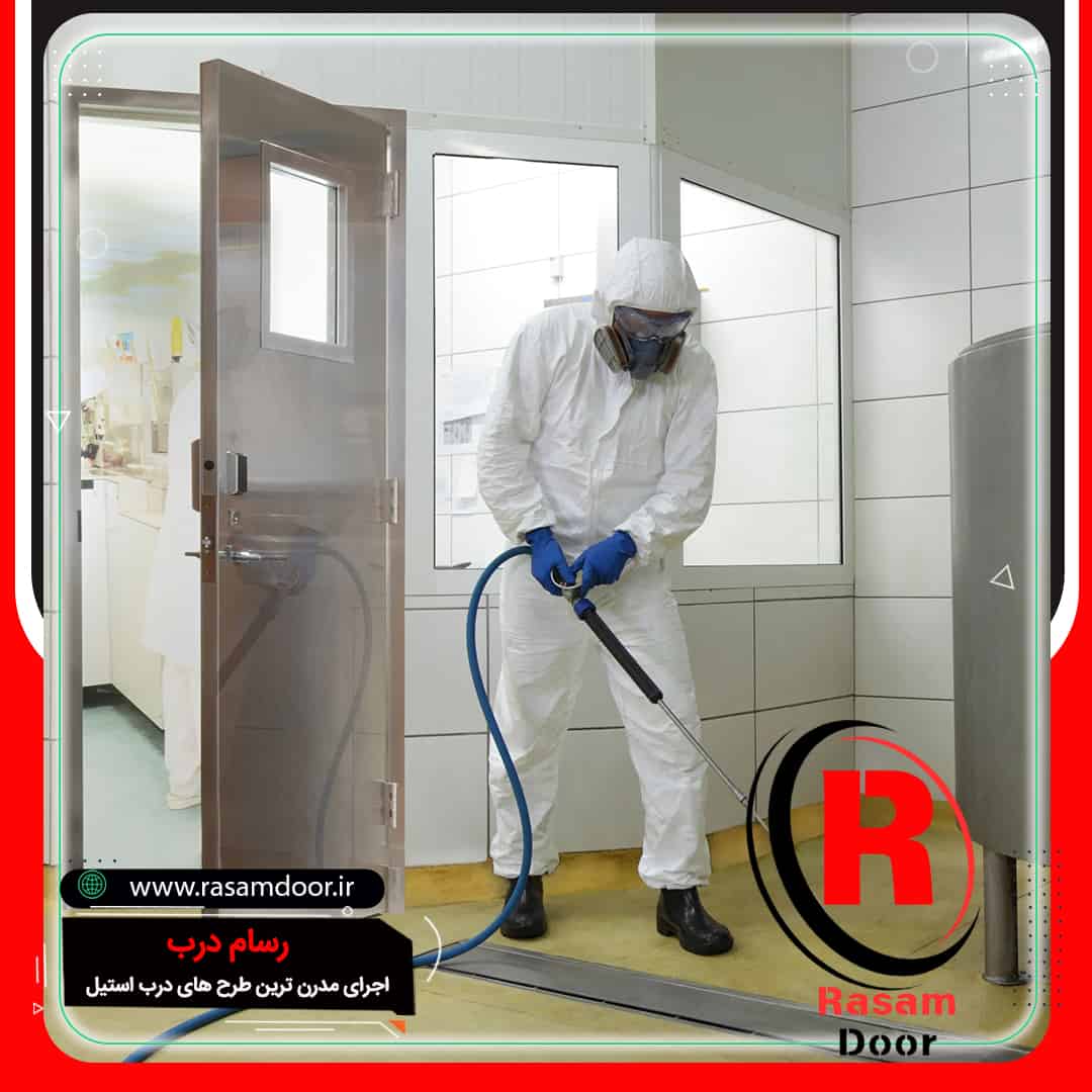 شیک ترین درب ضد حریق استیل