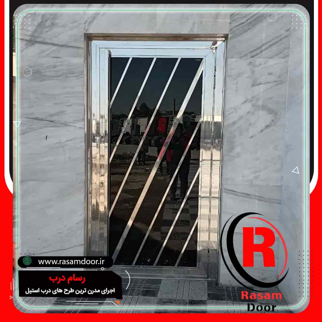 ساخت درب ضد سرقت استیل تک لنگه